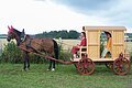 Rekonstruierter Reisewagen, Römervilla Möckenlohe (© Sammlung Karl Heinz Rieder)